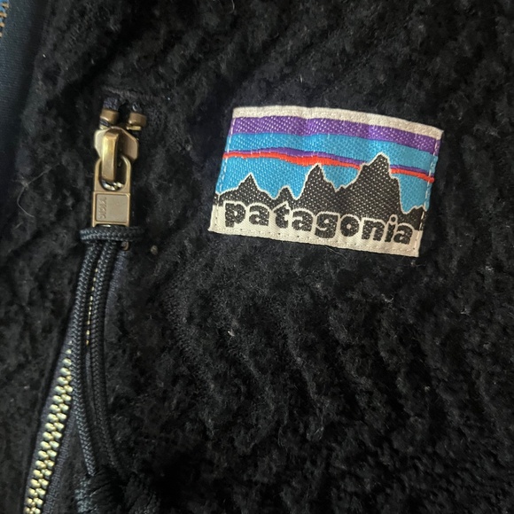 Patagonia Woolie Fleece Reversible Jacket Glissade Deep Pile 40th Anniversary - Picture 2 of 7